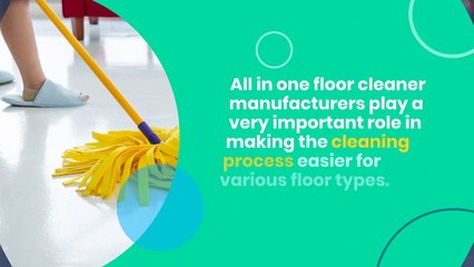 Best All in One Floor Cleaner Manufacturers in India