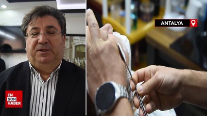 Antalya'da lüks tarife tıraş bin 100 lira