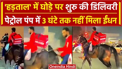 Hit And Run: पेट्रोल न मिला तो Delivery Boy घोड़े पर खाना लेकर निकला, Video Viral | वनइंडिया हिंदी
