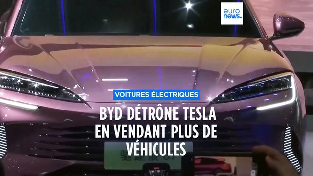 Automobile : le constructeur Chinois BYD a livré plus de véhicules électriques que Tesla