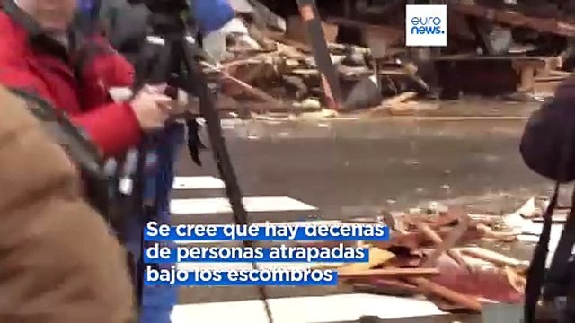 Continúa la búsqueda contrarreloj de supervivientes tras el terremoto en Japón