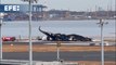 Japón pone en marcha la investigación sobre el choque de dos aviones en Tokio