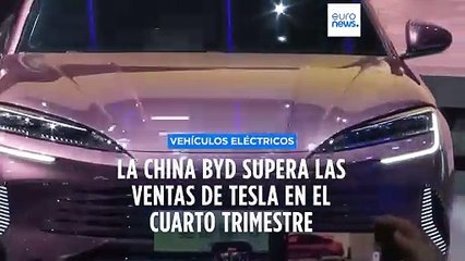 Tesla mantiene su liderazgo global aunque el fabricante chino BYD le supera en el último trimestre