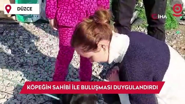 7 aydır kayıp köpeğin sahibi ile buluşma anı duygulandırdı