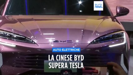 Auto elettriche, la cinese Byd supera Tesla ed è leader mondiale