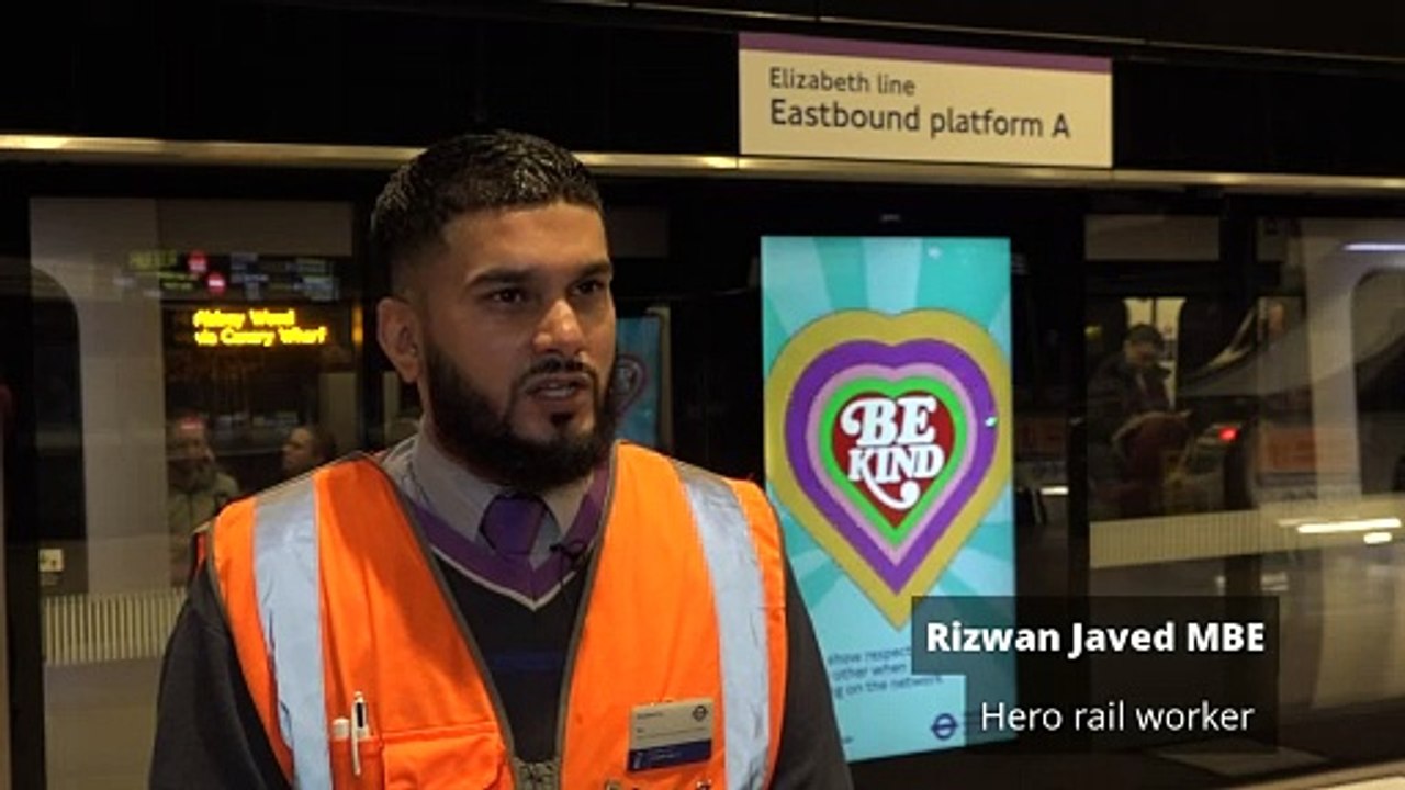 Rail worker receives MBE for saving 29 lives