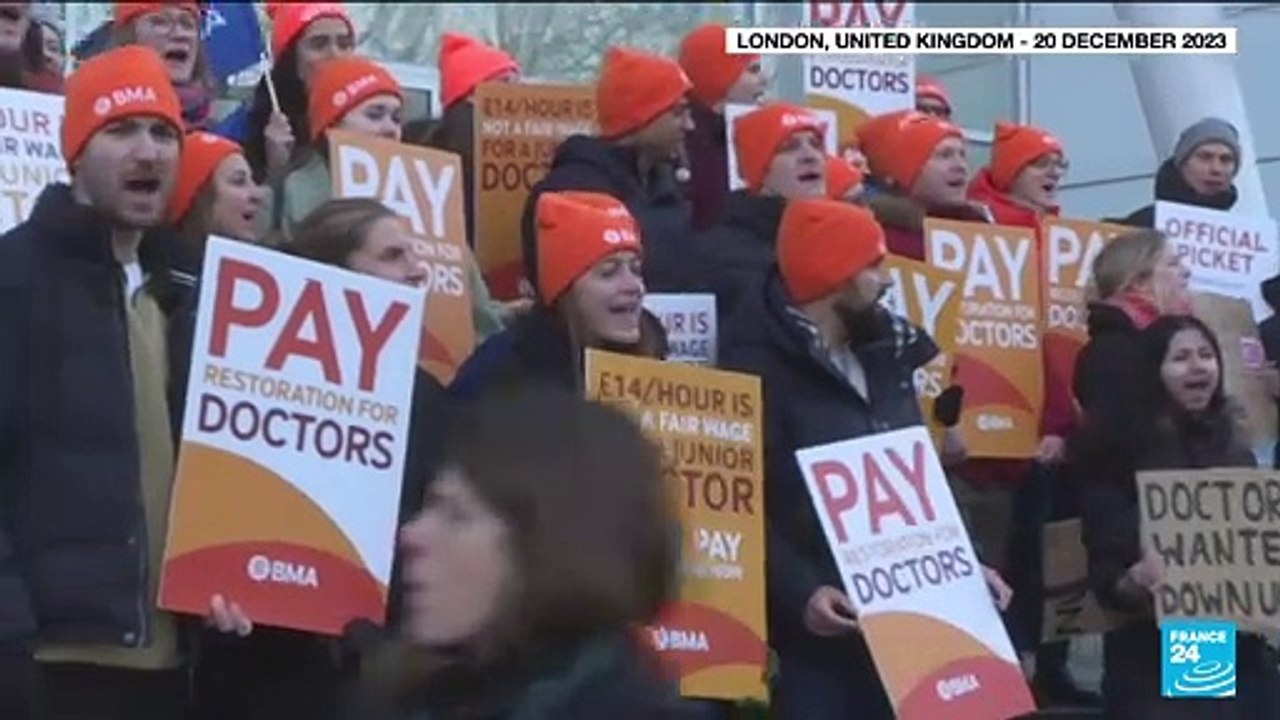 Record-breaking doctors' strike piles pressure on England's health service