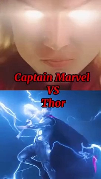 Captain Marvel VS Thor #captainmarvel #thor #mcu #marvel #edit #battle #trend #superhero #comics #dc #comparison #tvd #theoriginals #thevampirediaries #fight