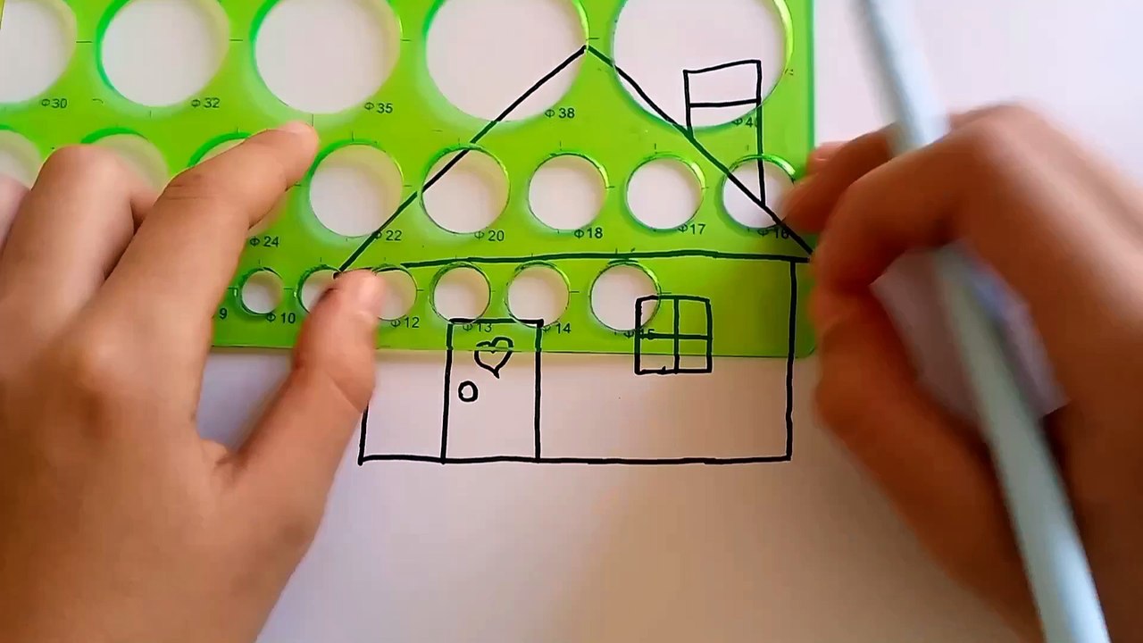 رسم للاطفال/رسم بيت/رسم بيت سهل/رسم بيت للاطفال/تعليم الرسم/رسم سهل/رسم كيوت/رسومات سهلة