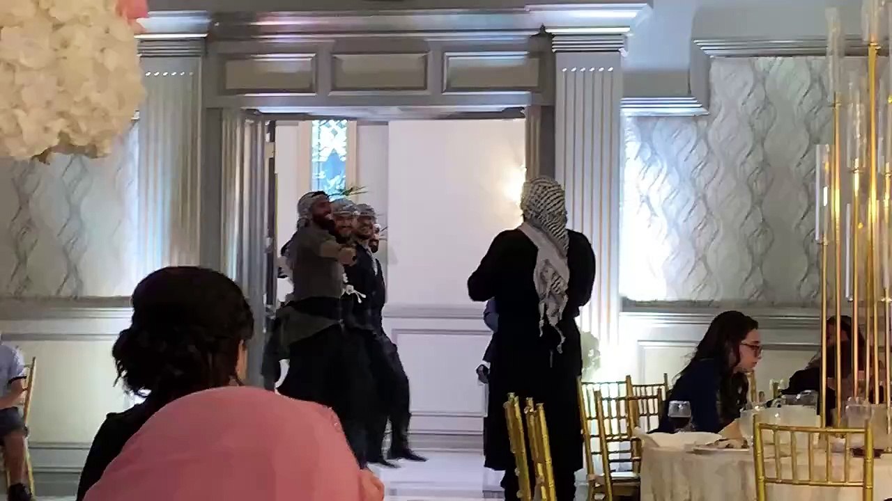 Mawtani dabke group - palestinian wedding in dearborn.