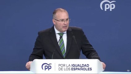 Miguel Tellado (PP): "Esta propuesta es el punto de partida de una actividad política que desplegará el PP para tratar de rearmar el estado"