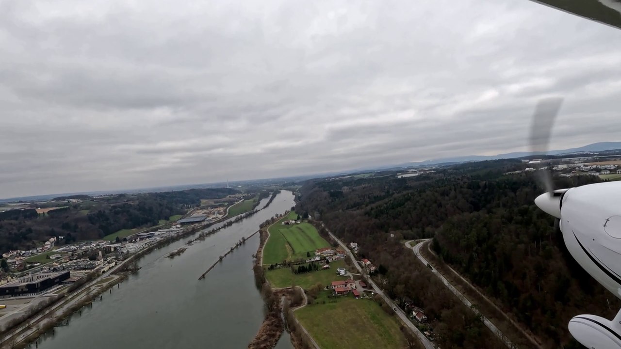 VFR-Flug - Vilshofen (EDMV) nach Landshut (EDML) - 2023-01-29