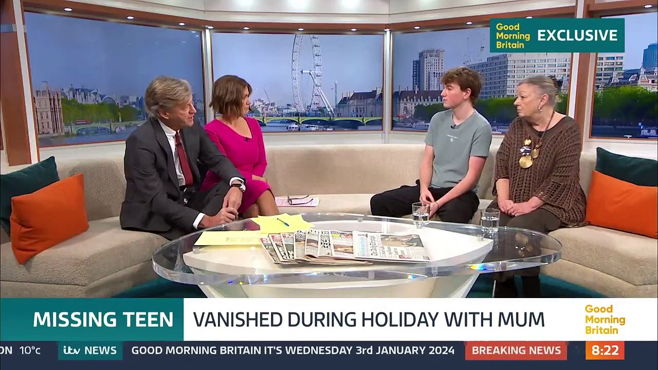 Invité sur ITV, le jeune Anglais, Alex Batty, retrouvé en France après avoir disparu 6 ans, reconnu avoir menti aux gendarmes français : "Mon grand-père n'est pas mort. Je n'ai jamais marché 4 jours !"