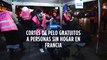Una asociación francesa ofrece cortes de pelo gratuitos para personas sin hogar