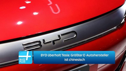 BYD überholt Tesla: Größter E-Autohersteller ist chinesisch
