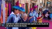 Cientos de niños entregan sus cartas a los pajes de los Reyes Magos en Palma