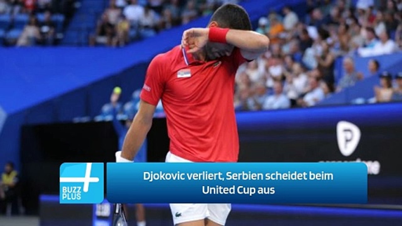 Djokovic verliert, Serbien scheidet beim United Cup aus