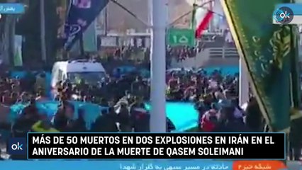 Más de 50 muertos en dos explosiones en Irán en el aniversario de la muerte de Qasem Soleimani
