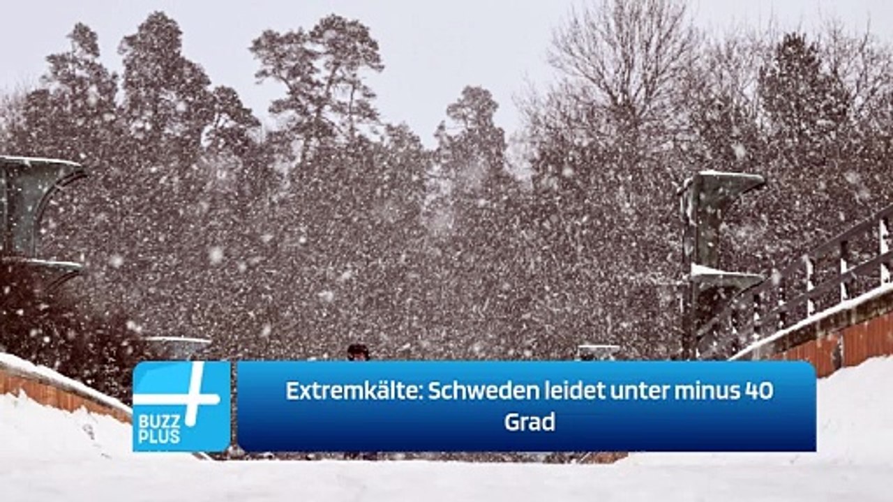 Extremkälte: Schweden leidet unter minus 40 Grad