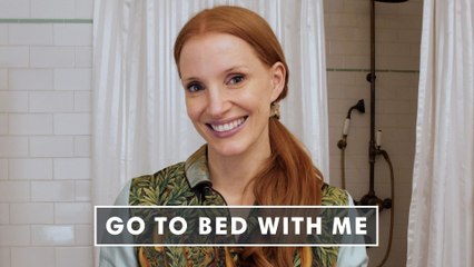 Jessica Chastain's Routine for Plump and Youthful Skin | Go To Bed With Me | Harper's BAZAAR
