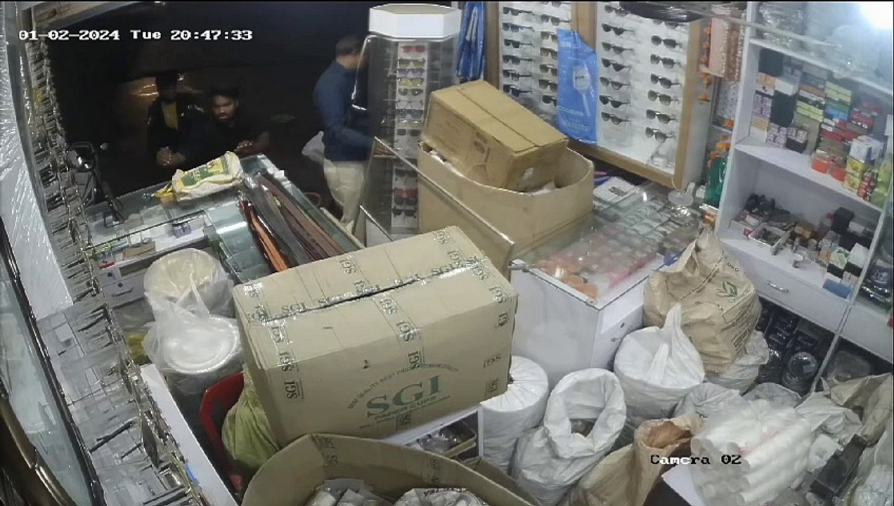 recorded in CCTV
