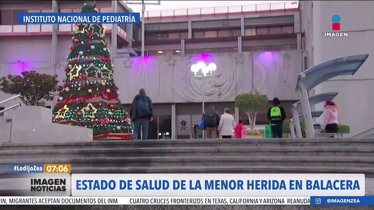 Balacera en la Col. Agrícola Oriental: Estado de salud de la bebé herida