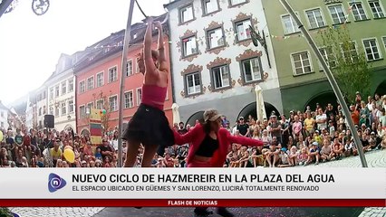 NUEVO CICLO DE HAZMEREIR EN LA PLAZA DEL AGUA