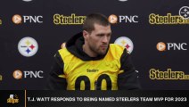 T.J. Watt On Being Named Steelers Team MVP