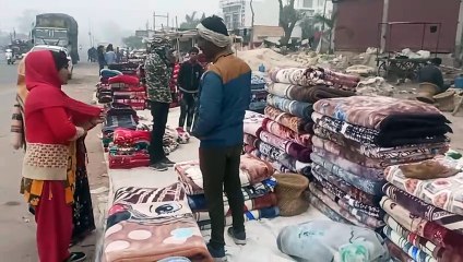 शीतलहर का प्रकोप...घरों में कैद हुए लोग
