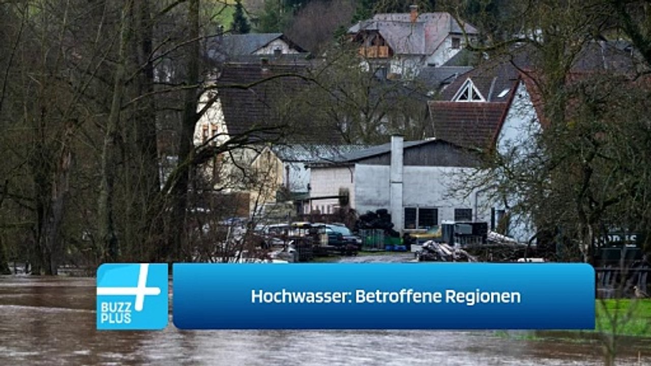 Hochwasser: Betroffene Regionen