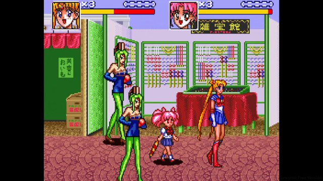 Action Extreme Gaming Christmas 2023 - Bishoujo Senshi Sailor Moon R (Super Nintendo Game): Stage 1: T*A Jogakuin Bunkasai + Christmas no Juuban Shoutengai