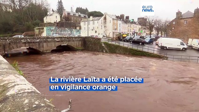 Fortes pluies et vents violents causent des dégâts dans plusieurs parties de l'Europe
