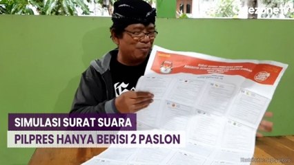 PDIP Solo Protes Simulasi Surat Suara Pilpres Hanya Berisi 2 Paslon