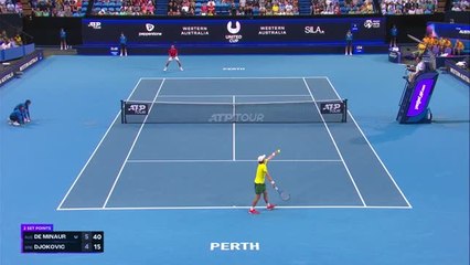 De Minaur stuns Djokovic as Australia beat Serbia