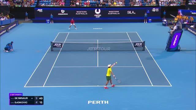 De Minaur stuns Djokovic as Australia beat Serbia