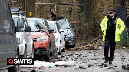 Carnage in Manchester as 100 homes wrecked as Storm Gerrit tornado tears through city