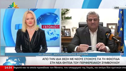 Ο Αντιπεριφερειάρχης ΠΕ Φθιώτιδας Ηλίας Σανίδας στο Star