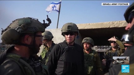 Israel steps up bombardment of Gaza as defense minister says 'determined to achieve goals'