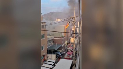 창원 다가구주택 불...휴가 군인 4층서 추락해 중상 / YTN