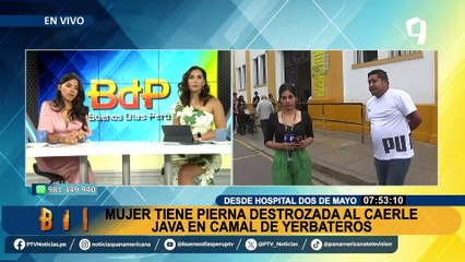 Adulta mayor con pierna destrozada por accidente en Yerbateros será operada