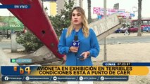 Vecinos de Trapiche denuncian que avioneta en exhibición se desploma y autoridades no hacen nada