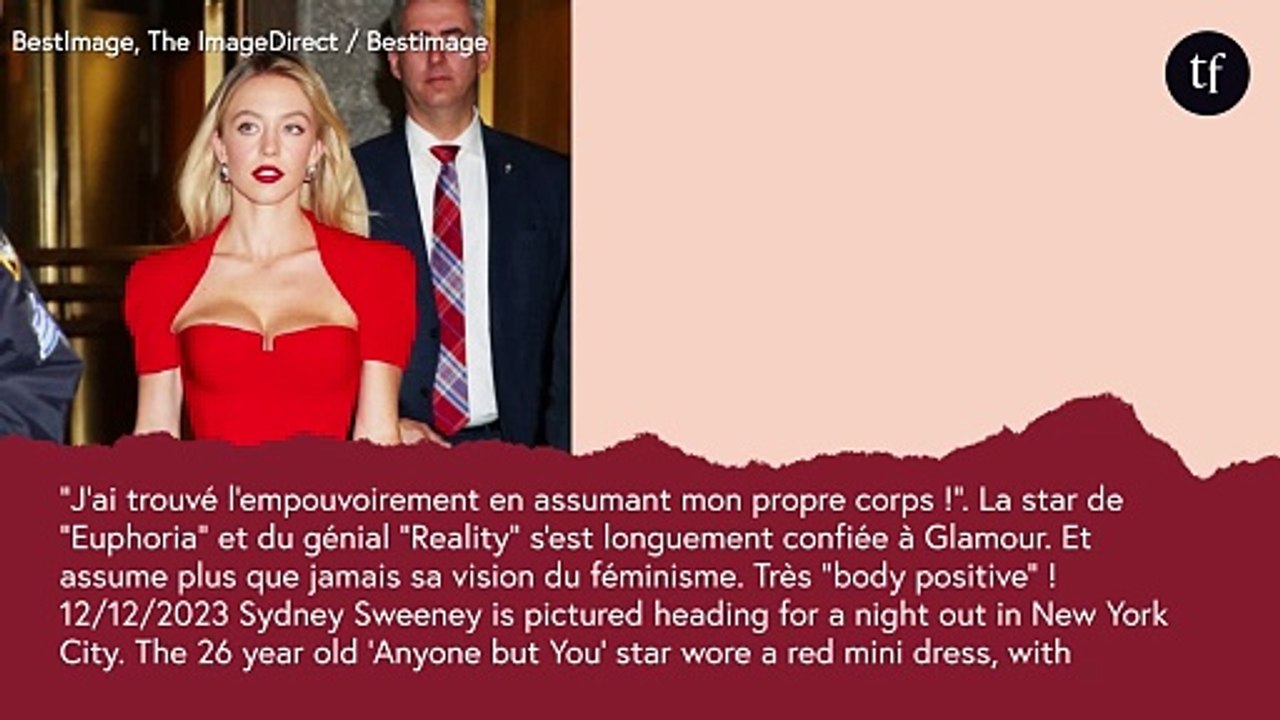 "Gros seins ? J'ai juste des seins !" : Sydney Sweeney évoque ses "meilleurs amis"