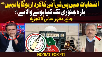 Kiya elections mai PTI ka kirdar hoga yah nahi?? 12 January tak kiya hone wala hai??