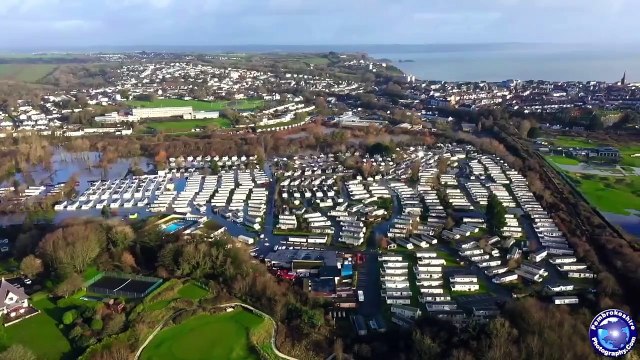 Pembrokeshire Photography footage of flooding at Tenby