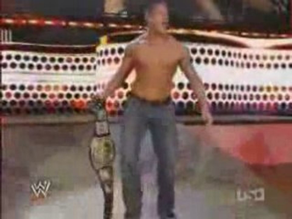 Matt Hardy attacks Randy Orton - 3/31/08