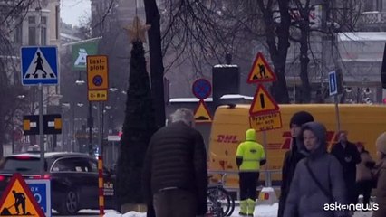 Video herunterladen: Freddo polare in Nord Europa, in Svezia -43 gradi: mai cos? da 25 anni