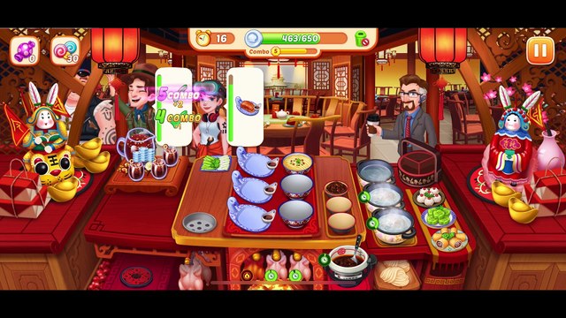 [Miniriceto]Game Play _ Crazy Diner -Peking Duck- Lv. 1060-1063