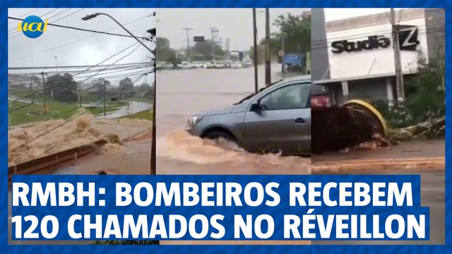 Bombeiros recebem 120 chamados em Betim e Contagem no Réveillon e emitem alerta para os próximos dias