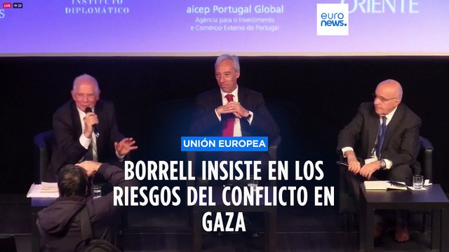 Oriente Próximo podría quedar envuelto en llamas si no se resuelve el conflicto de Gaza, dice Borrell
