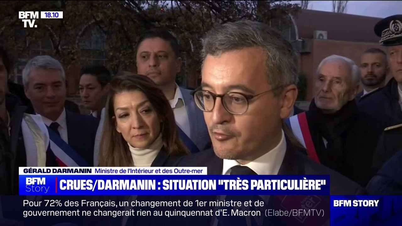 Inondations dans le Pas-de-Calais: Gérald Darmanin décrit "une situation très particulière"